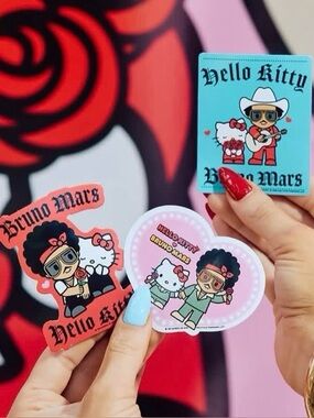 2026 EXCLUSIVE Bruno Mars / Hello Kitty Sticker Pack